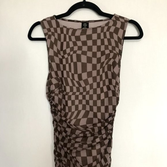 Urban Outfitters Brown Checkered Dress - Picture 3 of 8